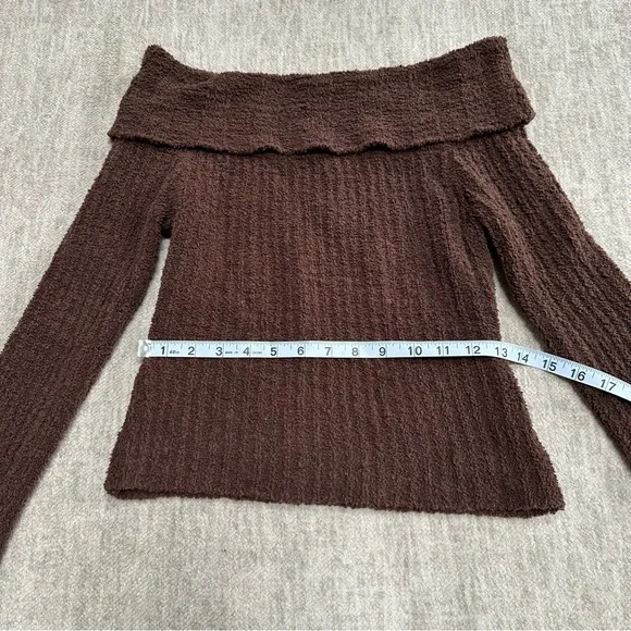 House of CB Brown “Saffron” Off Shoulder Knit Top and “Sloane” Skirt Set Small S - Picture 12 of 12